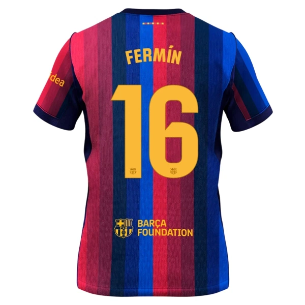 Fotbalové Dresy FC Barcelona Fermin 16 Domácí 2026-27 Fotbalové Dresy FC Barcelona Fermin 16 Domácí 2026-27