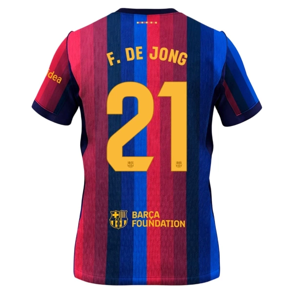 Fotbalové Dresy FC Barcelona Frenkie de Jong 21 Domácí 2026-27