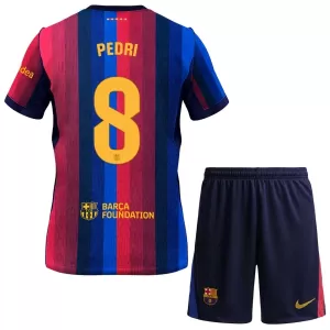 Fotbalové Dresy FC Barcelona Pedri 8 Dětské Domácí 2026-27
