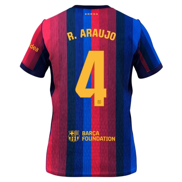 Fotbalové Dresy FC Barcelona Ronald Araujo 4 Dětské Domácí 2026-27