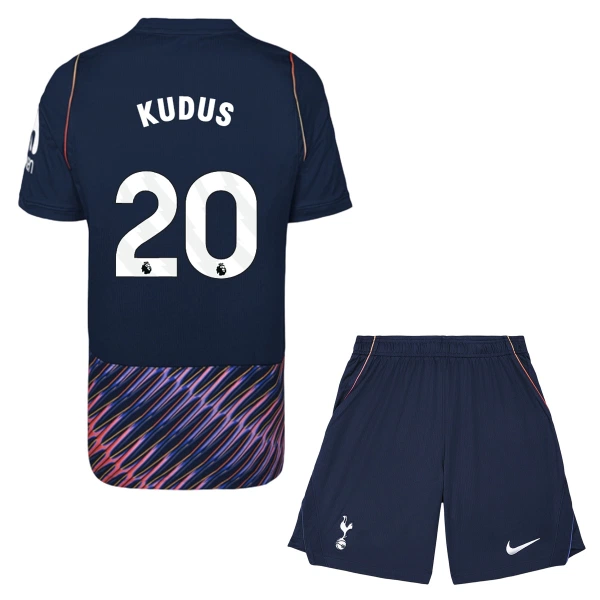 Fotbalové Dresy Tottenham Hotspur Kudus 20 Dětské Venkovní 2026-27 Fotbalové Dresy Tottenham Hotspur Kudus 20 Dětské Venkovní 2026-27