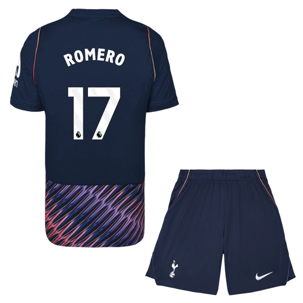 Fotbalové Dresy Tottenham Hotspur Romero 17 Dětské Venkovní 2026-27 Fotbalové Dresy Tottenham Hotspur Romero 17 Dětské Venkovní 2026-27