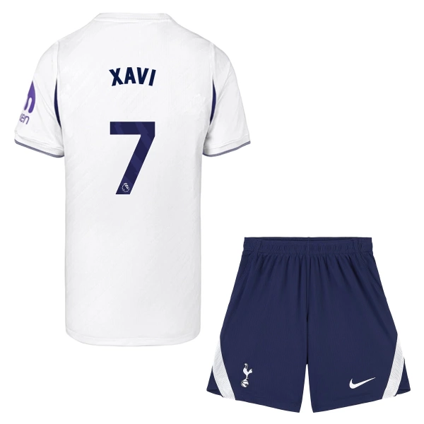 Fotbalové Dresy Tottenham Hotspur Xavi 7 Dětské Domácí 2026-27 Fotbalové Dresy Tottenham Hotspur Xavi 7 Dětské Domácí 2026-27