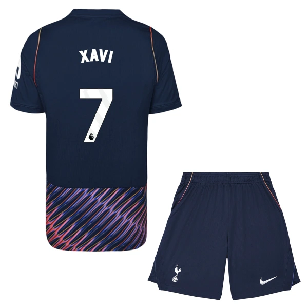 Fotbalové Dresy Tottenham Hotspur Xavi 7 Dětské Venkovní 2026-27 Fotbalové Dresy Tottenham Hotspur Xavi 7 Dětské Venkovní 2026-27