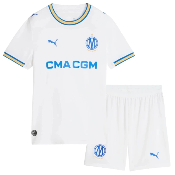 Fotbalové Dresy Olympique de Marseille Aubameyang 17 Dětské Domácí 2026-27