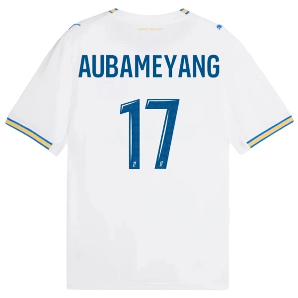 Fotbalové Dresy Olympique de Marseille Aubameyang 17 Domácí 2026-27 Fotbalové Dresy Olympique de Marseille Aubameyang 17 Domácí 2026-27