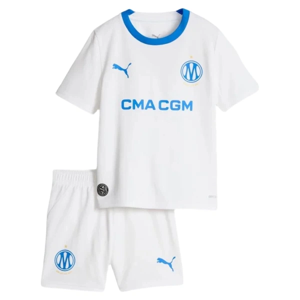 Fotbalové Dresy Olympique de Marseille Dětské Domácí 2026-27 Fotbalové Dresy Olympique de Marseille Dětské Domácí 2026-27