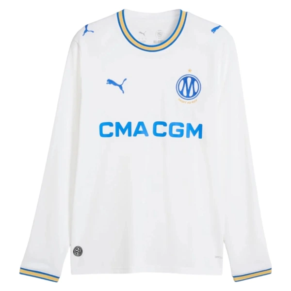 Fotbalové Dresy Olympique de Marseille Domácí 2026-27 Dlouhý Rukáv Fotbalové Dresy Olympique de Marseille Domácí 2026-27 Dlouhý Rukáv