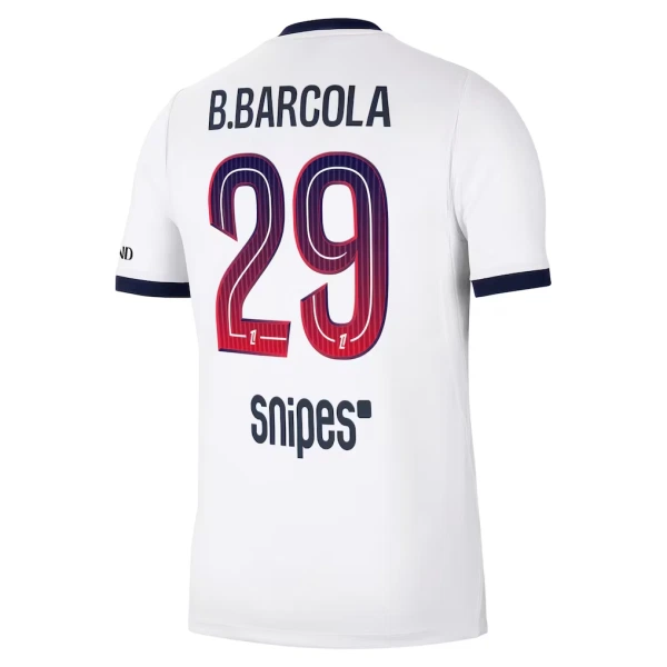 Fotbalové Dresy Paris Saint-Germain Bradley Barcola 29 Venkovní 2026-27