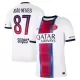 Fotbalové Dresy Paris Saint-Germain Joao Neves 87 Venkovní 2026-27 Fotbalové Dresy Paris Saint-Germain Joao Neves 87 Venkovní 2026-27