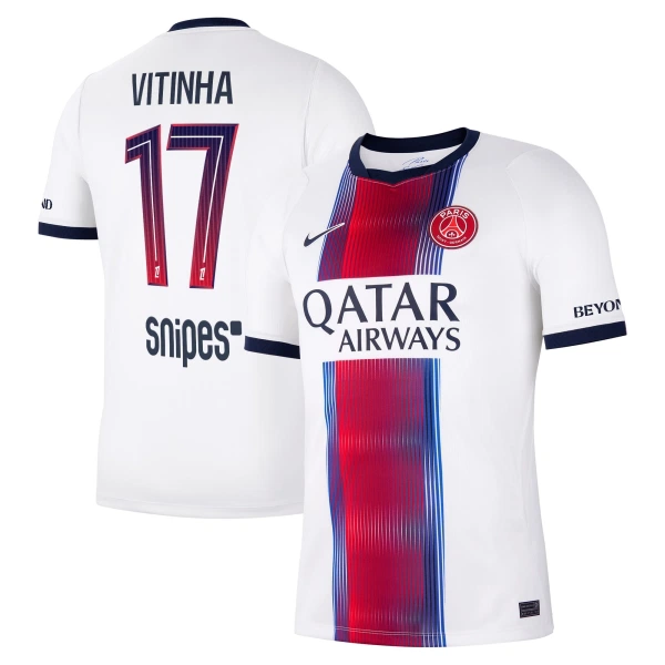 Fotbalové Dresy Paris Saint-Germain Vitinha 17 Venkovní 2026-27 Fotbalové Dresy Paris Saint-Germain Vitinha 17 Venkovní 2026-27