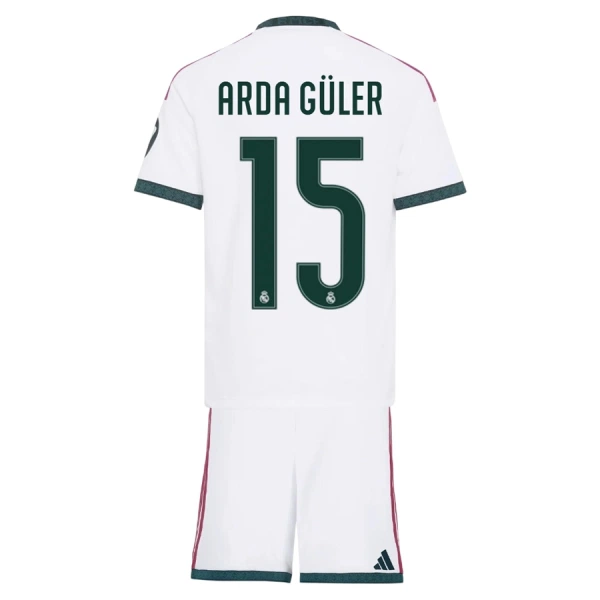 Fotbalové Dresy Real Madrid Arda Guler 15 Dětské Domácí 2026-27 Fotbalové Dresy Real Madrid Arda Guler 15 Dětské Domácí 2026-27