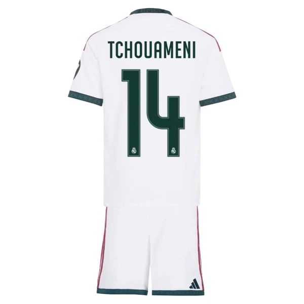 Fotbalové Dresy Real Madrid Aurélien Tchouaméni 14 Dětské Domácí 2026-27 Fotbalové Dresy Real Madrid Aurélien Tchouaméni 14 Dětské Domácí 2026-27