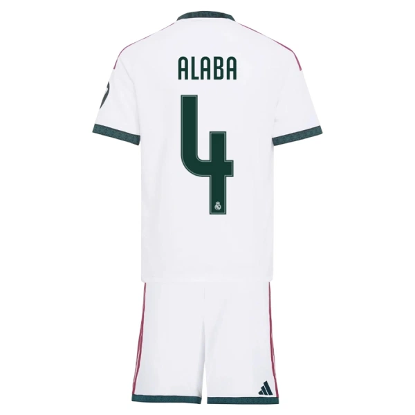 Fotbalové Dresy Real Madrid David Alaba 4 Dětské Domácí 2026-27