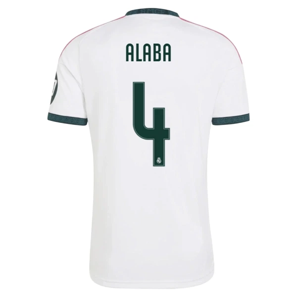 Fotbalové Dresy Real Madrid David Alaba 4 Domácí 2026-27 Fotbalové Dresy Real Madrid David Alaba 4 Domácí 2026-27