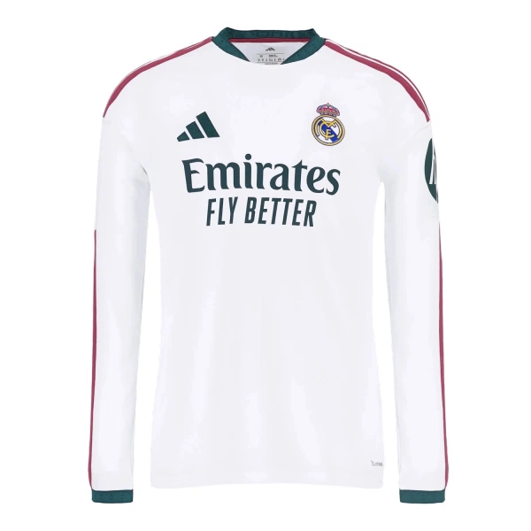 Fotbalové Dresy Real Madrid Domácí 2026-27 Dlouhý Rukáv Fotbalové Dresy Real Madrid Domácí 2026-27 Dlouhý Rukáv