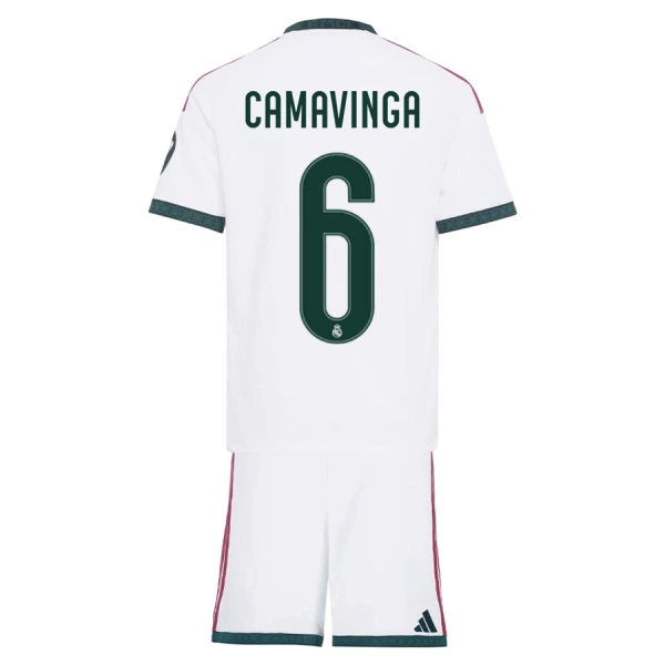 Fotbalové Dresy Real Madrid Eduardo Camavinga 6 Dětské Domácí 2026-27 Fotbalové Dresy Real Madrid Eduardo Camavinga 6 Dětské Domácí 2026-27