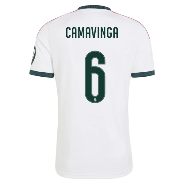 Fotbalové Dresy Real Madrid Eduardo Camavinga 6 Domácí 2026-27 Fotbalové Dresy Real Madrid Eduardo Camavinga 6 Domácí 2026-27