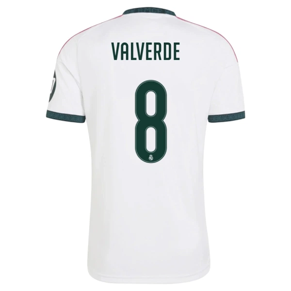 Fotbalové Dresy Real Madrid Federico Valverde 8 Domácí 2026-27 Fotbalové Dresy Real Madrid Federico Valverde 8 Domácí 2026-27