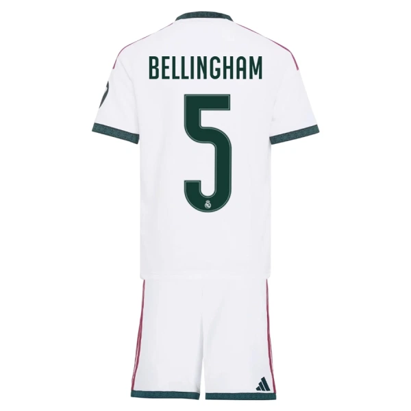 Fotbalové Dresy Real Madrid Jude Bellingham 5 Dětské Domácí 2026-27 Fotbalové Dresy Real Madrid Jude Bellingham 5 Dětské Domácí 2026-27