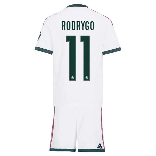 Fotbalové Dresy Real Madrid Rodrygo Goes 11 Dětské Domácí 2026-27 Fotbalové Dresy Real Madrid Rodrygo Goes 11 Dětské Domácí 2026-27