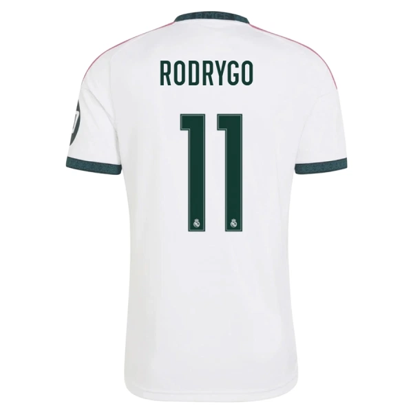 Fotbalové Dresy Real Madrid Rodrygo Goes 11 Domácí 2026-27 Fotbalové Dresy Real Madrid Rodrygo Goes 11 Domácí 2026-27