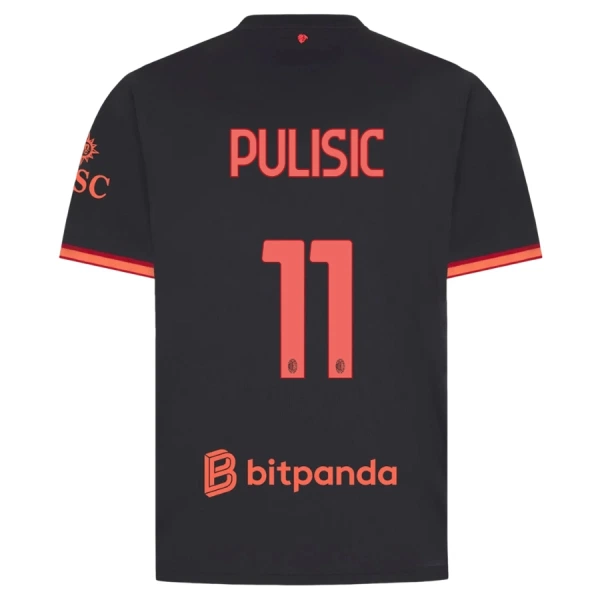 Fotbalové Dresy AC Milán Christian Pulišić 11 Alternativní 2026-27 Fotbalové Dresy AC Milán Christian Pulišić 11 Alternativní 2026-27