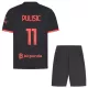 Fotbalové Dresy AC Milán Christian Pulišić 11 Dětské Alternativní 2026-27 Fotbalové Dresy AC Milán Christian Pulišić 11 Dětské Alternativní 2026-27