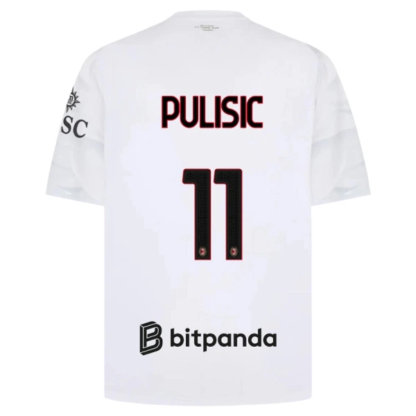 Fotbalové Dresy AC Milán Christian Pulišić 11 Venkovní 2026-27 Fotbalové Dresy AC Milán Christian Pulišić 11 Venkovní 2026-27