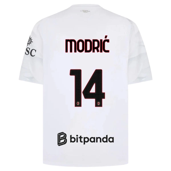 Fotbalové Dresy AC Milán Luka Modric 14 Venkovní 2026-27 Fotbalové Dresy AC Milán Luka Modric 14 Venkovní 2026-27