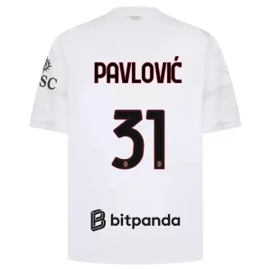 Fotbalové Dresy AC Milán Pavlovic 31 Venkovní 2026-27