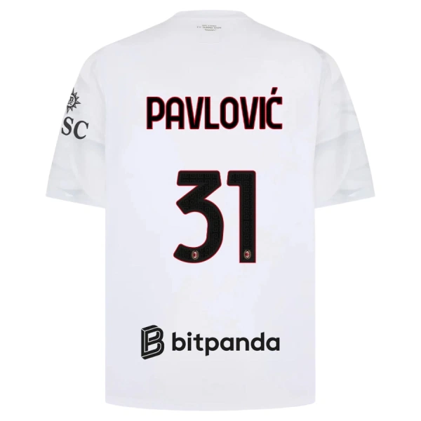 Fotbalové Dresy AC Milán Pavlovic 31 Venkovní 2026-27