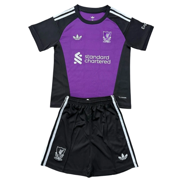 Brankářské Fotbalové Dresy Liverpool FC Dětské 2026-27 Nachový