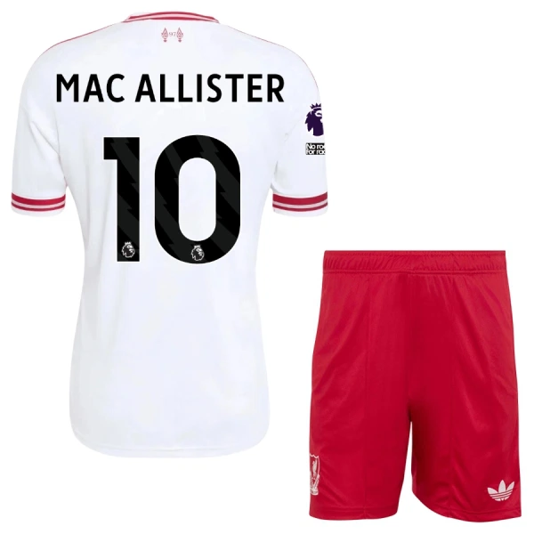 Fotbalové Dresy Liverpool FC Alexis Mac Allister 10 Dětské Venkovní 2026-27 Fotbalové Dresy Liverpool FC Alexis Mac Allister 10 Dětské Venkovní 2026-27