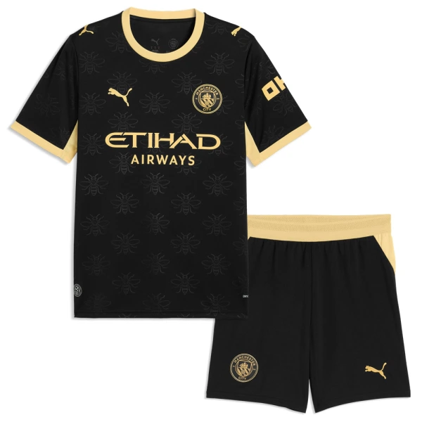 Fotbalové Dresy Manchester City Dětské Venkovní 2026-27 Fotbalové Dresy Manchester City Dětské Venkovní 2026-27
