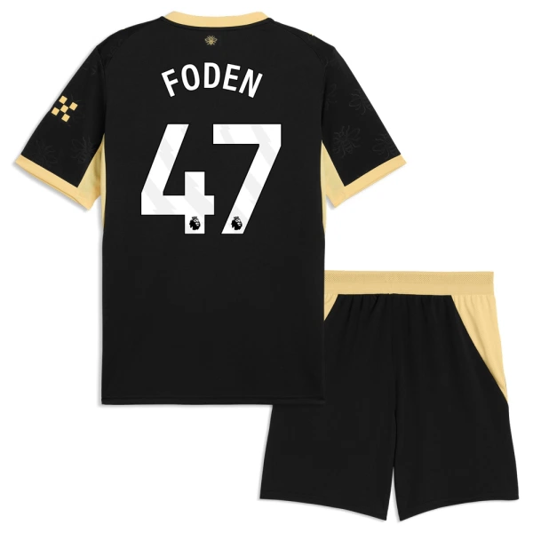 Fotbalové Dresy Manchester City Phil Foden 47 Dětské Venkovní 2026-27 Fotbalové Dresy Manchester City Phil Foden 47 Dětské Venkovní 2026-27