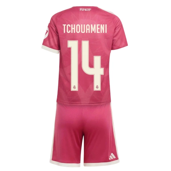 Fotbalové Dresy Real Madrid Aurélien Tchouaméni 14 Dětské Alternativní 2026-27 Fotbalové Dresy Real Madrid Aurélien Tchouaméni 14 Dětské Alternativní 2026-27