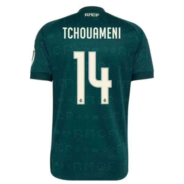 Fotbalové Dresy Real Madrid Aurélien Tchouaméni 14 Venkovní 2026-27 Fotbalové Dresy Real Madrid Aurélien Tchouaméni 14 Venkovní 2026-27