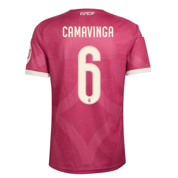 Fotbalové Dresy Real Madrid Eduardo Camavinga 6 Alternativní 2026-27 Fotbalové Dresy Real Madrid Eduardo Camavinga 6 Alternativní 2026-27