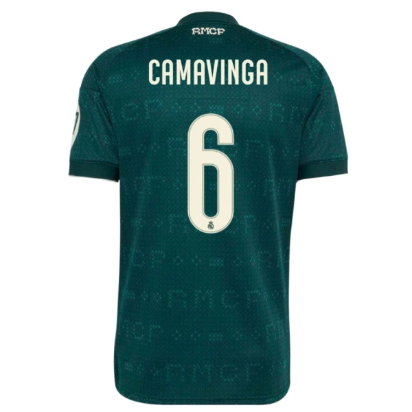 Fotbalové Dresy Real Madrid Eduardo Camavinga 6 Venkovní 2026-27 Fotbalové Dresy Real Madrid Eduardo Camavinga 6 Venkovní 2026-27
