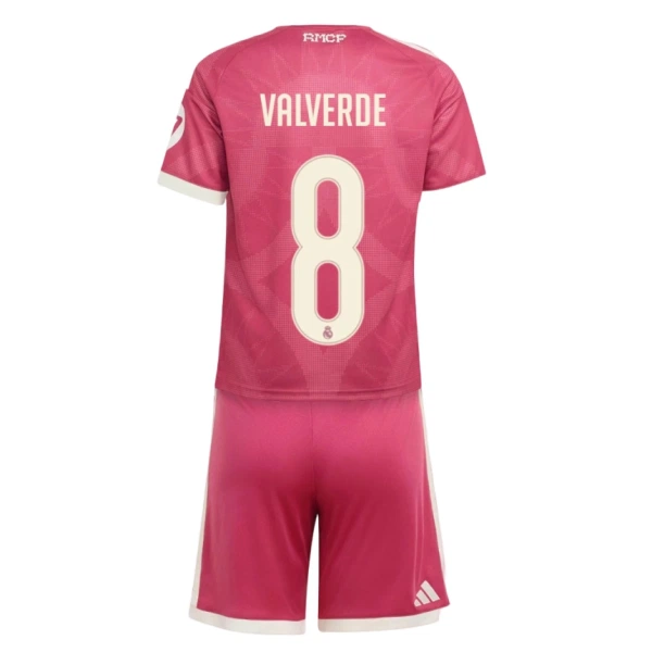 Fotbalové Dresy Real Madrid Federico Valverde 8 Dětské Alternativní 2026-27 Fotbalové Dresy Real Madrid Federico Valverde 8 Dětské Alternativní 2026-27