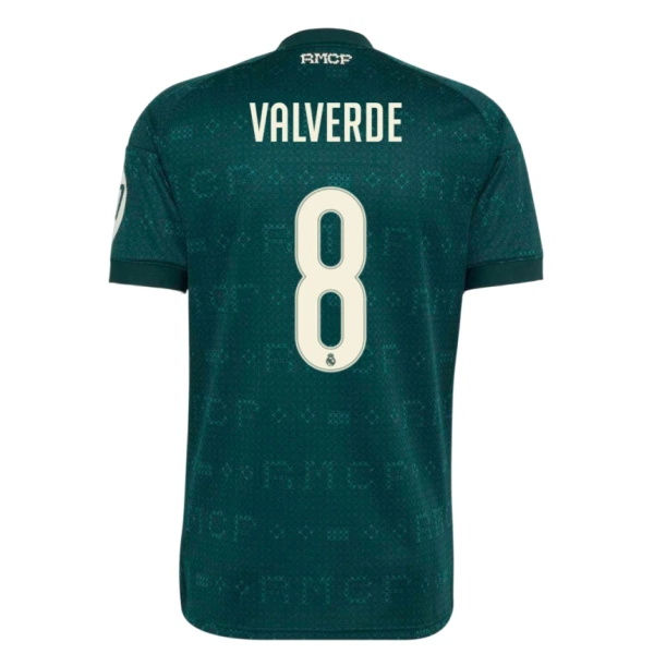 Fotbalové Dresy Real Madrid Federico Valverde 8 Venkovní 2026-27 Fotbalové Dresy Real Madrid Federico Valverde 8 Venkovní 2026-27