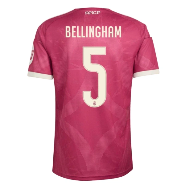 Fotbalové Dresy Real Madrid Jude Bellingham 5 Alternativní 2026-27 Fotbalové Dresy Real Madrid Jude Bellingham 5 Alternativní 2026-27