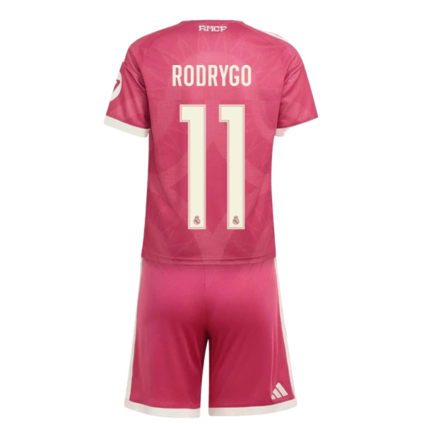 Fotbalové Dresy Real Madrid Rodrygo Goes 11 Dětské Alternativní 2026-27 Fotbalové Dresy Real Madrid Rodrygo Goes 11 Dětské Alternativní 2026-27