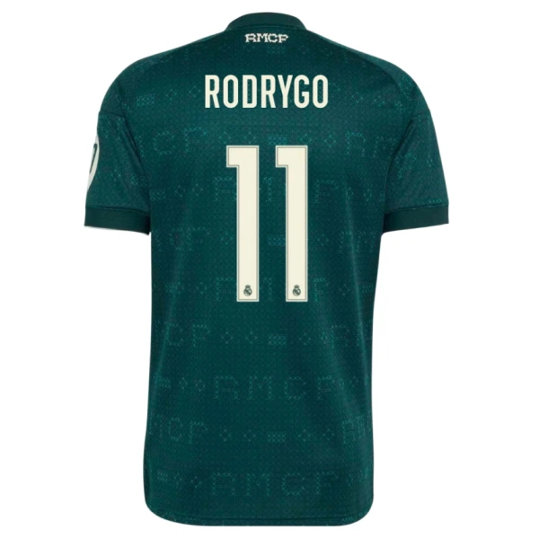 Fotbalové Dresy Real Madrid Rodrygo Goes 11 Venkovní 2026-27 Fotbalové Dresy Real Madrid Rodrygo Goes 11 Venkovní 2026-27