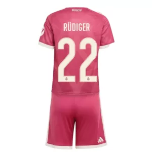 Fotbalové Dresy Real Madrid Rudiger 22 Dětské Alternativní 2026-27