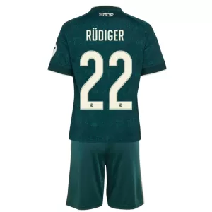 Fotbalové Dresy Real Madrid Rudiger 22 Dětské Venkovní 2026-27