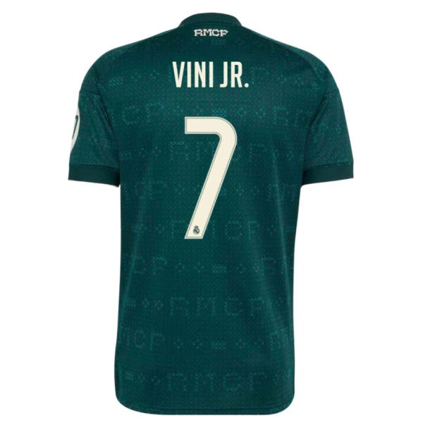Fotbalové Dresy Real Madrid Vinicius Junior 7 Venkovní 2026-27 Fotbalové Dresy Real Madrid Vinicius Junior 7 Venkovní 2026-27