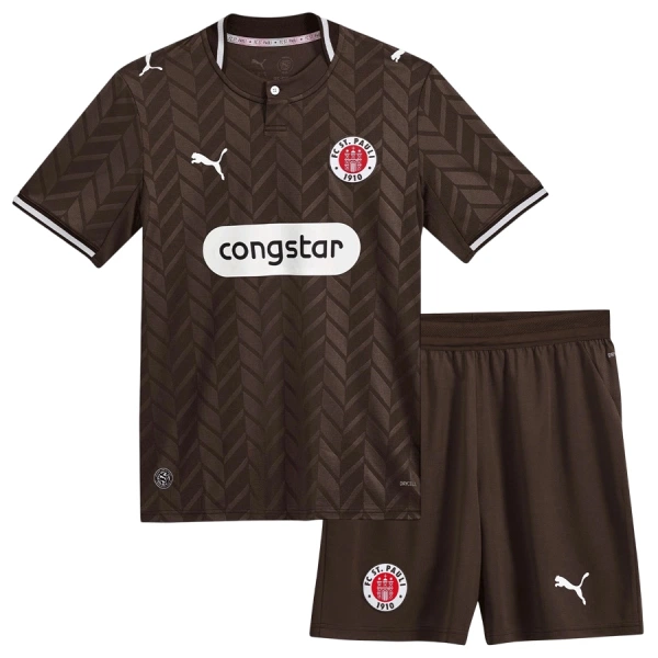 Fotbalové Dresy St Pauli Dětské Domácí 2026-27 Fotbalové Dresy St Pauli Dětské Domácí 2026-27