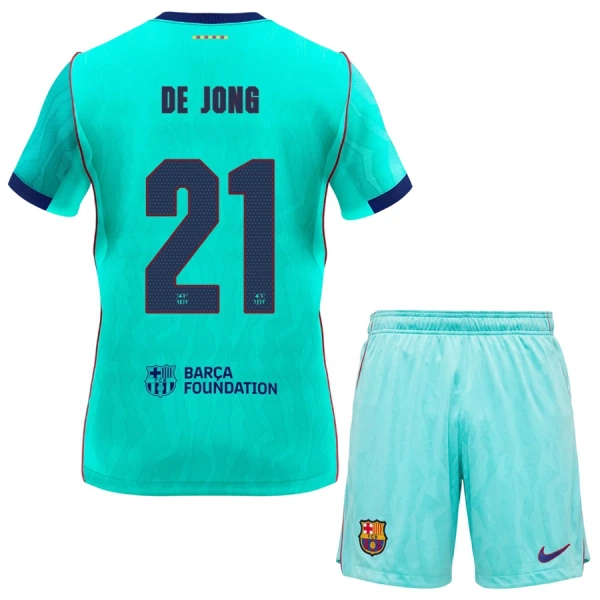 Fotbalové Dresy FC Barcelona Frenkie de Jong 21 Dětské Alternativní 2026-27 Fotbalové Dresy FC Barcelona Frenkie de Jong 21 Dětské Alternativní 2026-27